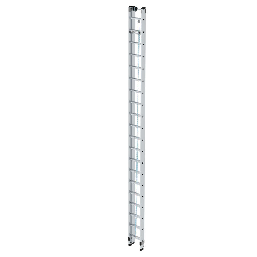 Günzburger Steigtechnik Sprossen-Seilzugleiter 2-teilig ohne Traverse 2x20 Sprossen