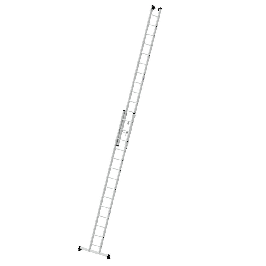 Günzburger Steigtechnik Sprossen-Seilzugleiter 2-teilig mit nivello®-Traverse 2x14 Sprossen