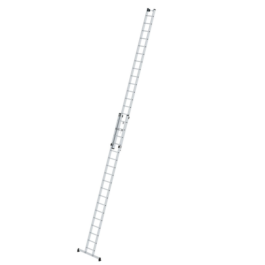 Günzburger Steigtechnik Sprossen-Seilzugleiter 2-teilig mit nivello®-Traverse 2x18 Sprossen