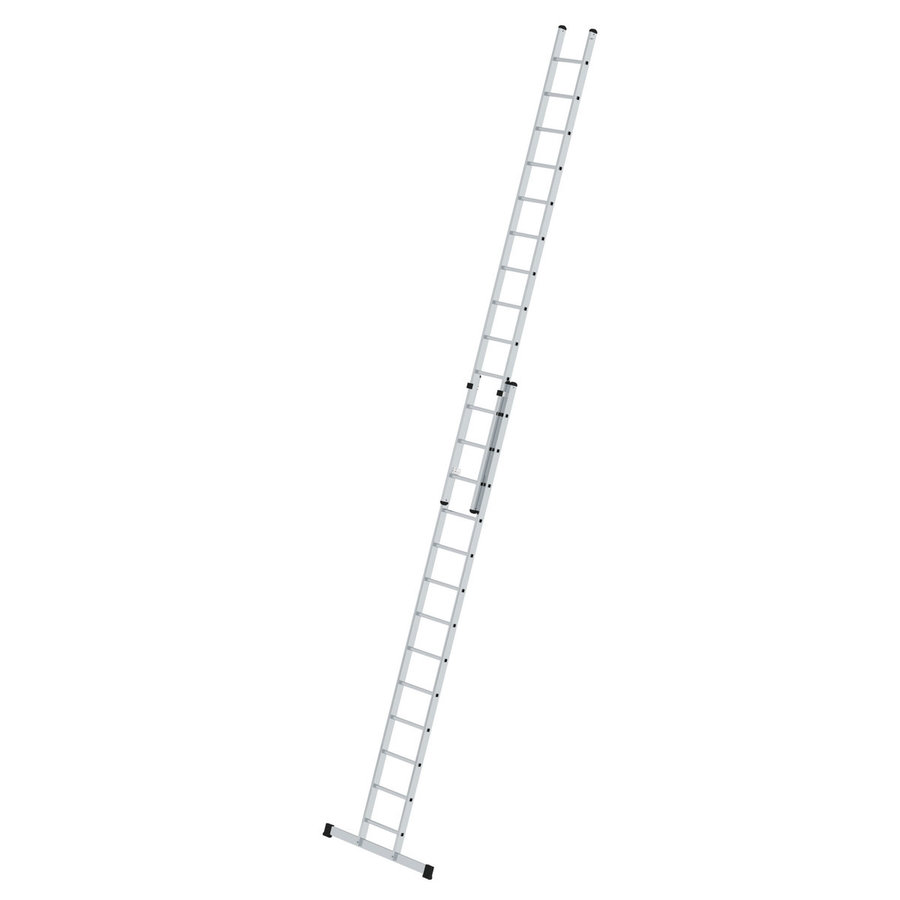 Günzburger Steigtechnik Sprossen-Schiebeleiter 2-teilig mit Standard-Traverse 2x13 Sprossen
