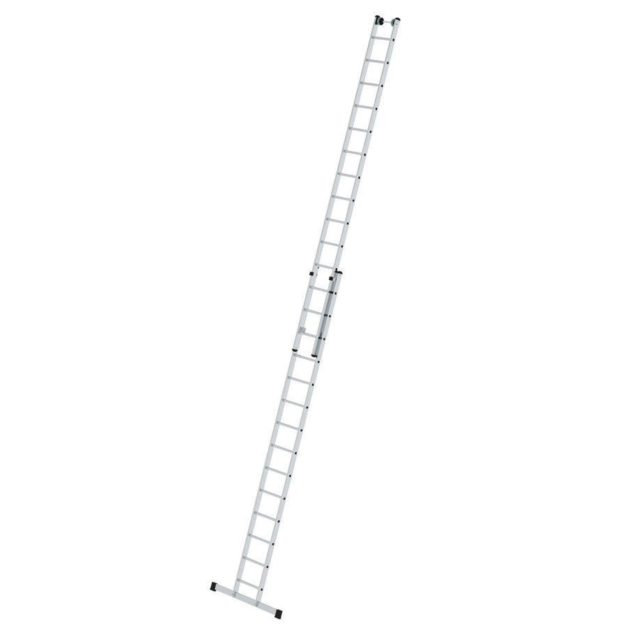 Günzburger Steigtechnik Sprossen-Schiebeleiter 2-teilig mit Standard-Traverse 2x14 Sprossen