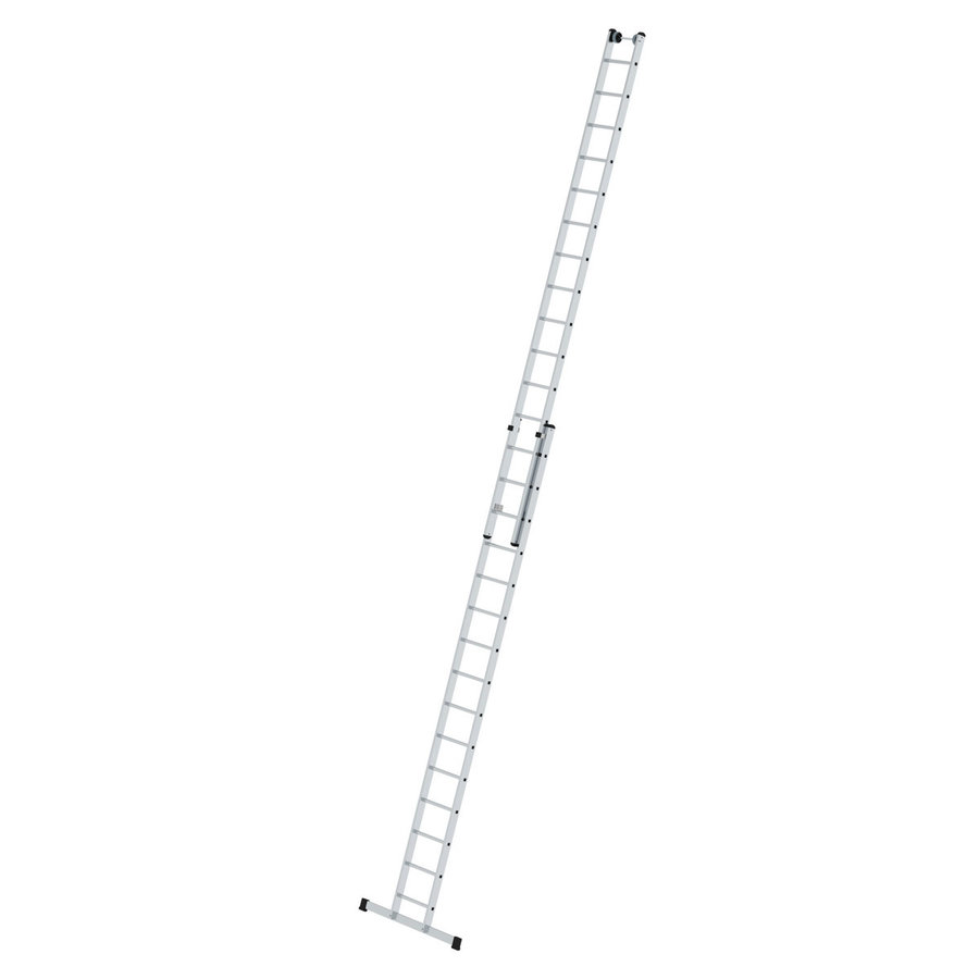 Günzburger Steigtechnik Sprossen-Schiebeleiter 2-teilig mit Standard-Traverse 2x15 Sprossen