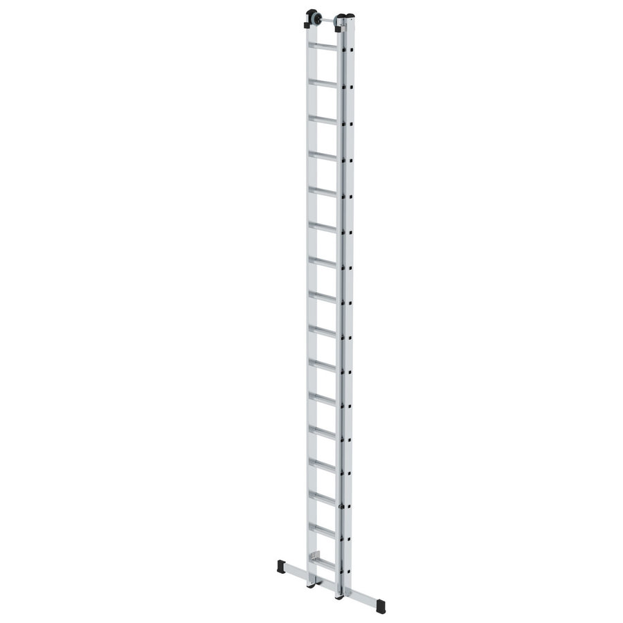 Günzburger Steigtechnik Sprossen-Schiebeleiter 2-teilig mit Standard-Traverse 2x16 Sprossen