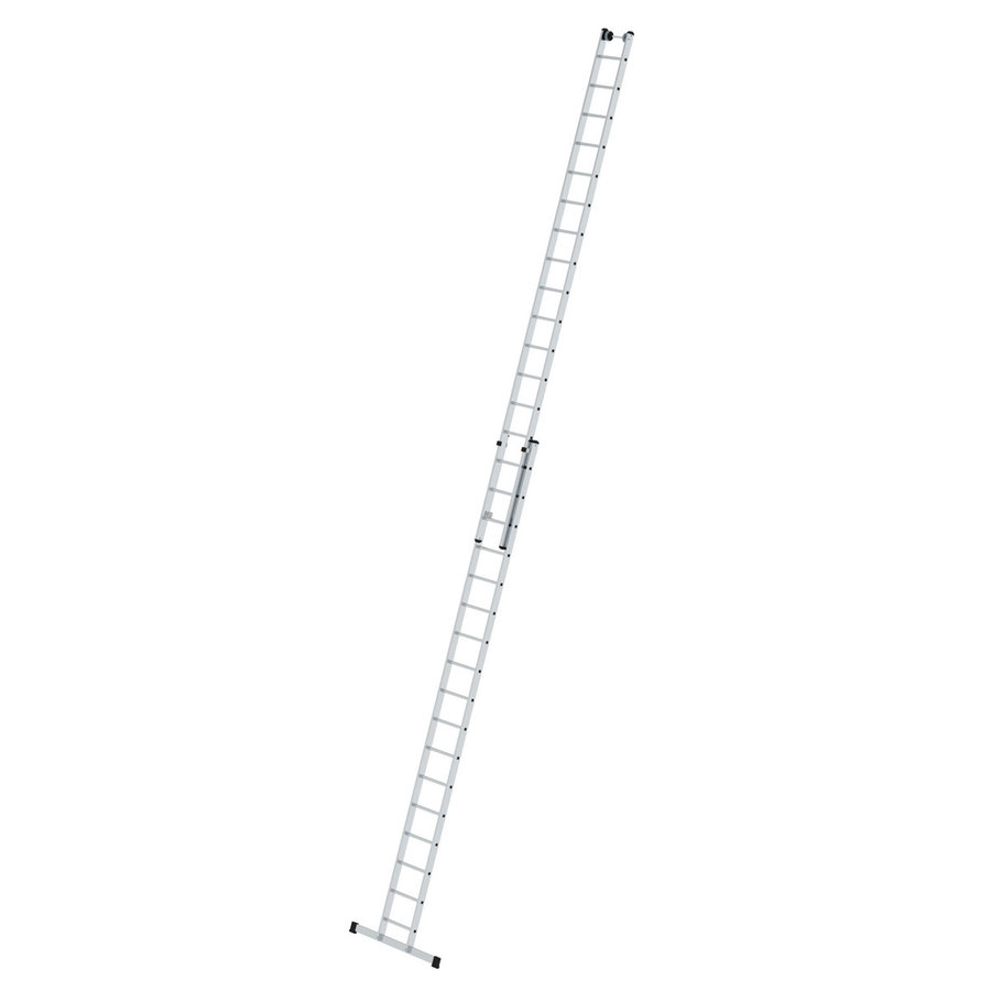Günzburger Steigtechnik Sprossen-Schiebeleiter 2-teilig mit Standard-Traverse 2x17 Sprossen