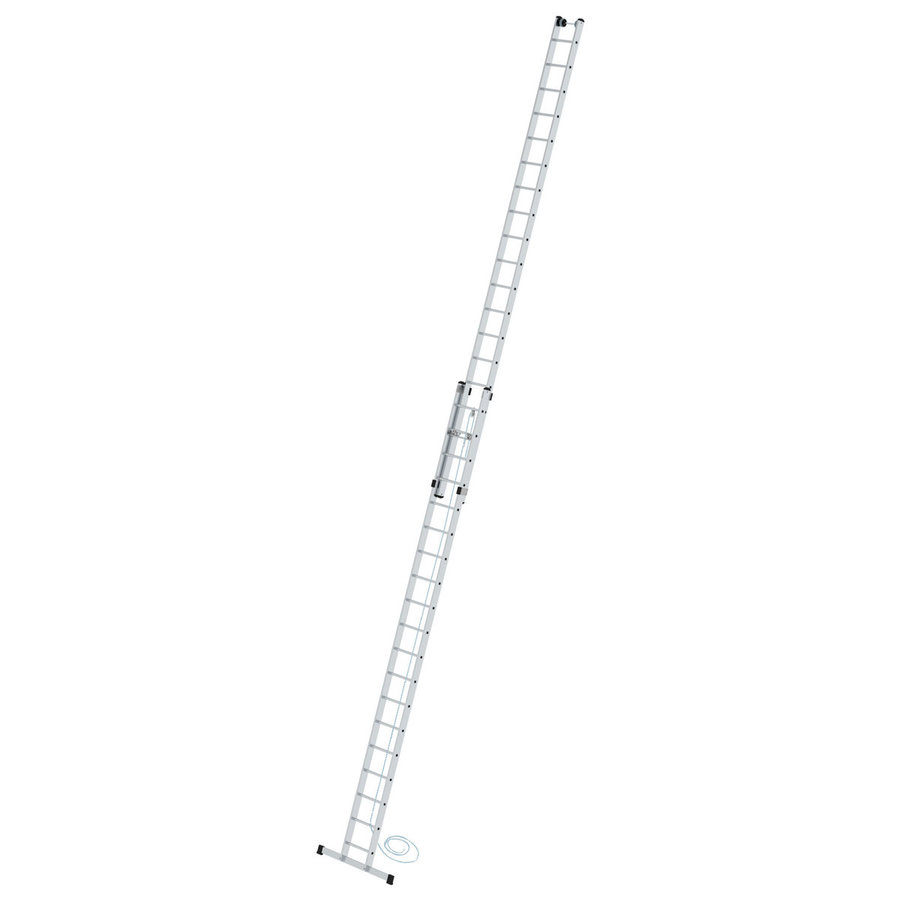 Günzburger Steigtechnik Sprossen-Seilzugleiter 2-teilig mit Standard-Traverse 2x19 Sprossen