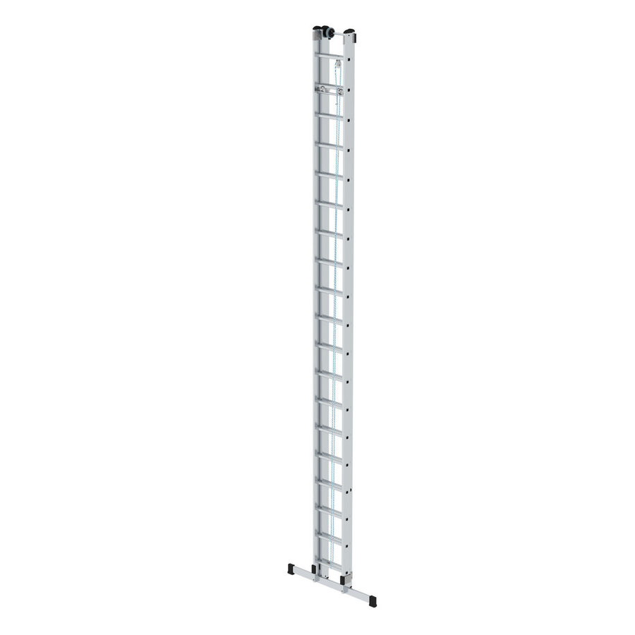 Günzburger Steigtechnik Sprossen-Seilzugleiter 2-teilig mit Standard-Traverse 2x19 Sprossen