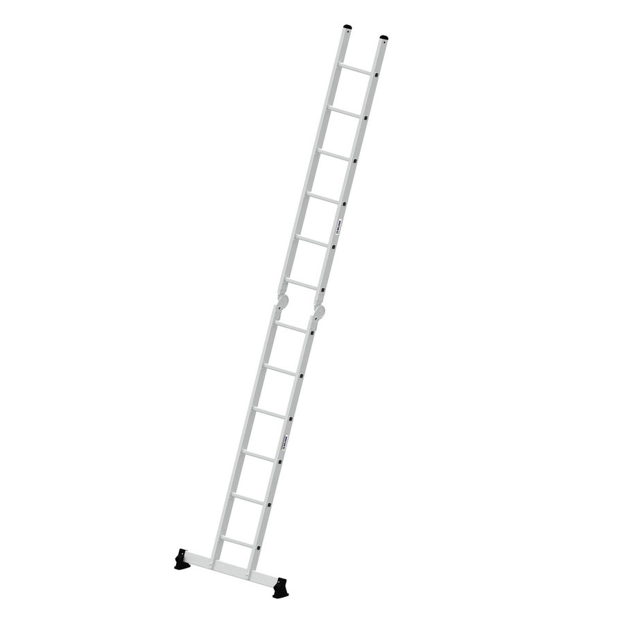 Günzburger Steigtechnik Klappleiter 2-teilig mit nivello®-Traverse 2x6 Sprossen