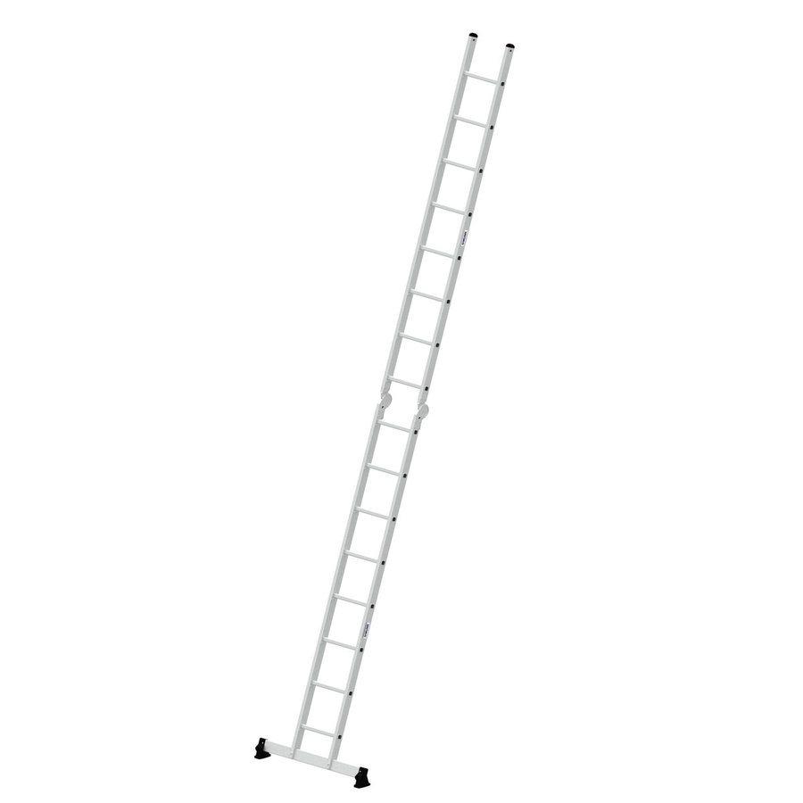 Günzburger Steigtechnik Klappleiter 2-teilig mit nivello®-Traverse 2x8 Sprossen