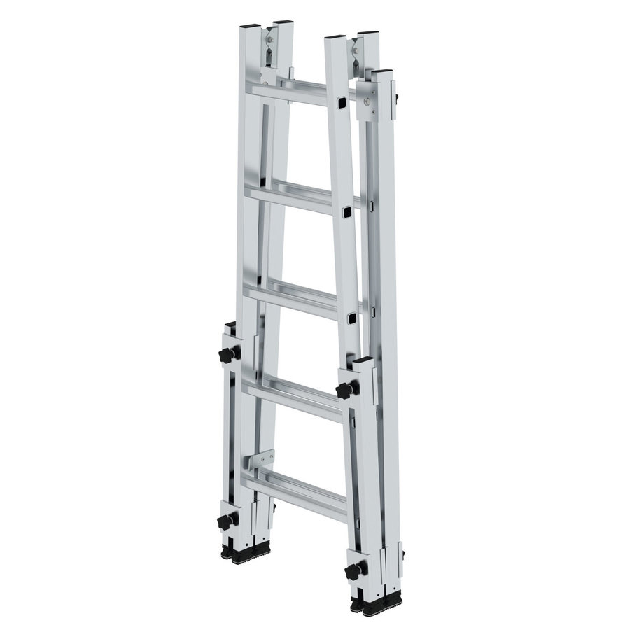 Günzburger Steigtechnik Sprossen-Stehleiter treppengängig 2x5 Sprossen