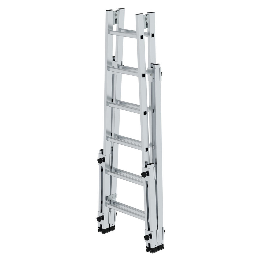 Günzburger Steigtechnik Sprossen-Stehleiter treppengängig 2x6 Sprossen