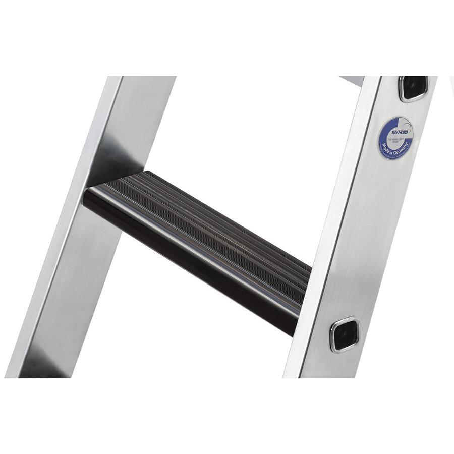 Günzburger Steigtechnik Stufen-Stehleiter einseitig begehbar mit clip-step relax 6 Stufen