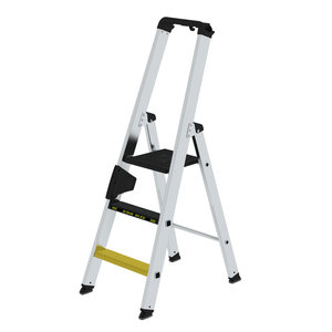 Günzburger Steigtechnik Stufen-Stehleiter 250 kg einseitig begehbar mit clip-step R13