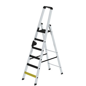Günzburger Steigtechnik Stufen-Stehleiter 250 kg einseitig begehbar mit clip-step R13