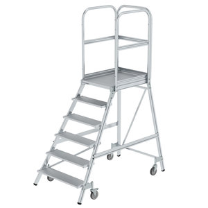 Günzburger Steigtechnik Podesttreppe einseitig begehbar