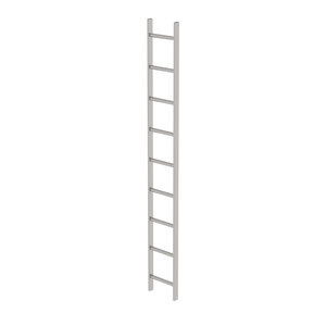 Günzburger Steigtechnik Schachtleiter Edelstahl V4A 300mm Lichte Weite