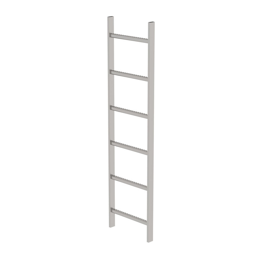 Günzburger Steigtechnik Schachtleiter Edelstahl V4A 400mm Lichte Weite 6 Sprossen