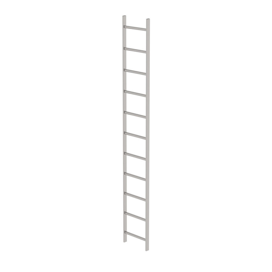 Günzburger Steigtechnik Schachtleiter Edelstahl V4A 400mm Lichte Weite 11 Sprossen