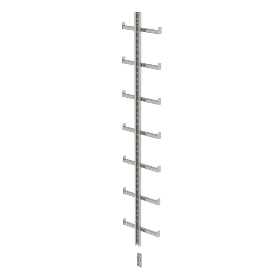 Günzburger Steigtechnik Einholmleiter Edelstahl V4A (1.4571) Länge 1,96m