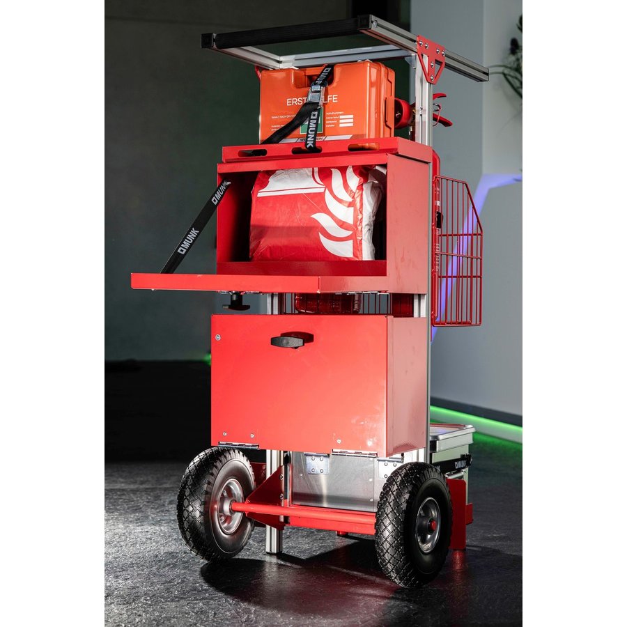 Günzburger Steigtechnik SafeCaddy® "Brandschutz" mit Beladung