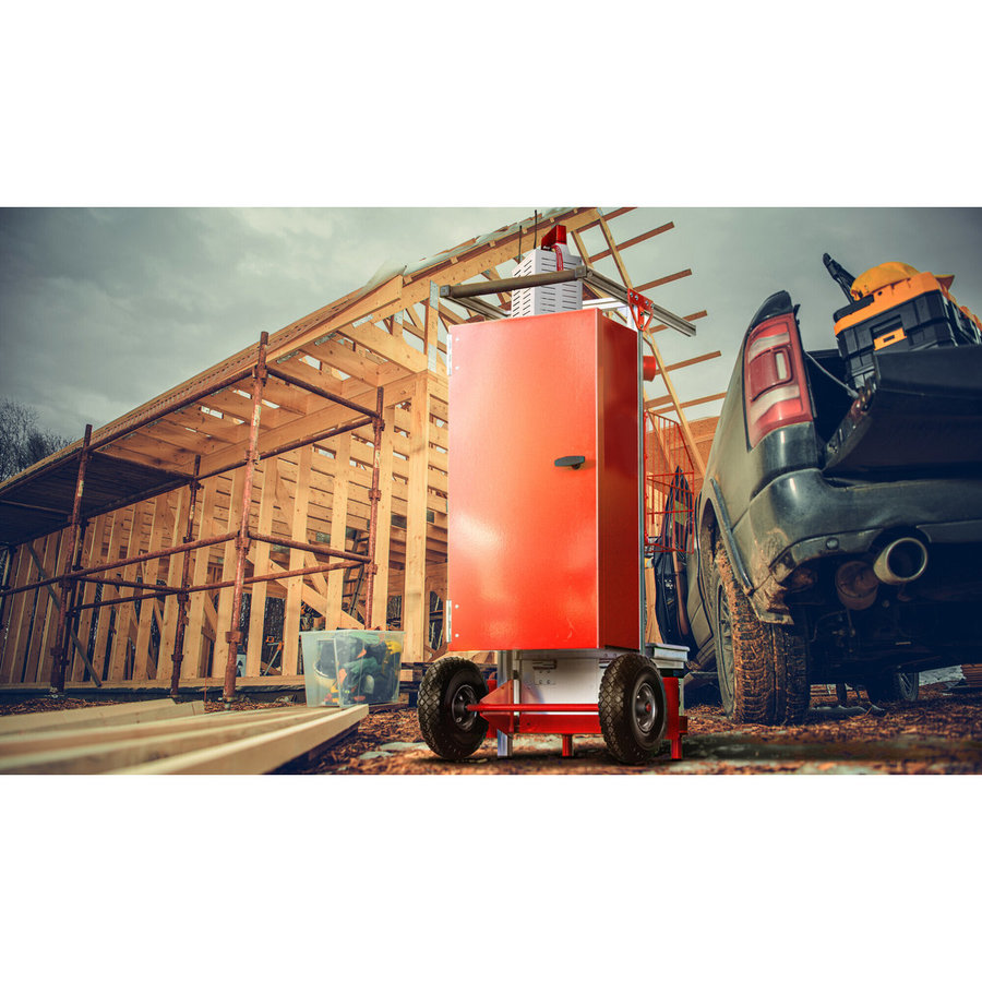 Günzburger Steigtechnik SafeCaddy® "Mobile Brandmeldeanlage" mit Beladung