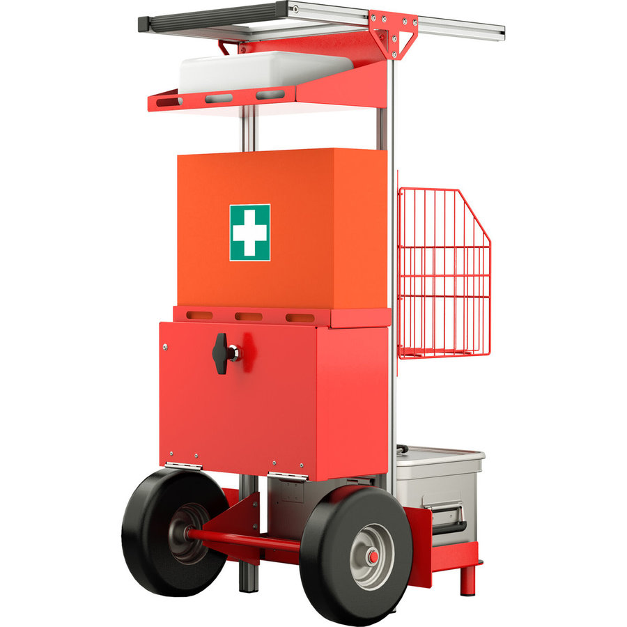 Günzburger Steigtechnik SafeCaddy® "Erste Hilfe" mit Beladung