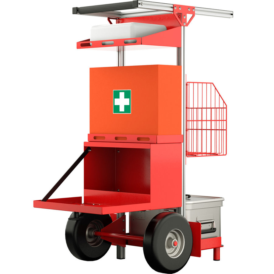 Günzburger Steigtechnik SafeCaddy® "Erste Hilfe" mit Beladung