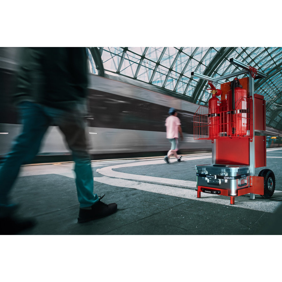 Günzburger Steigtechnik SafeCaddy® "Brandschutz" ohne Beladung