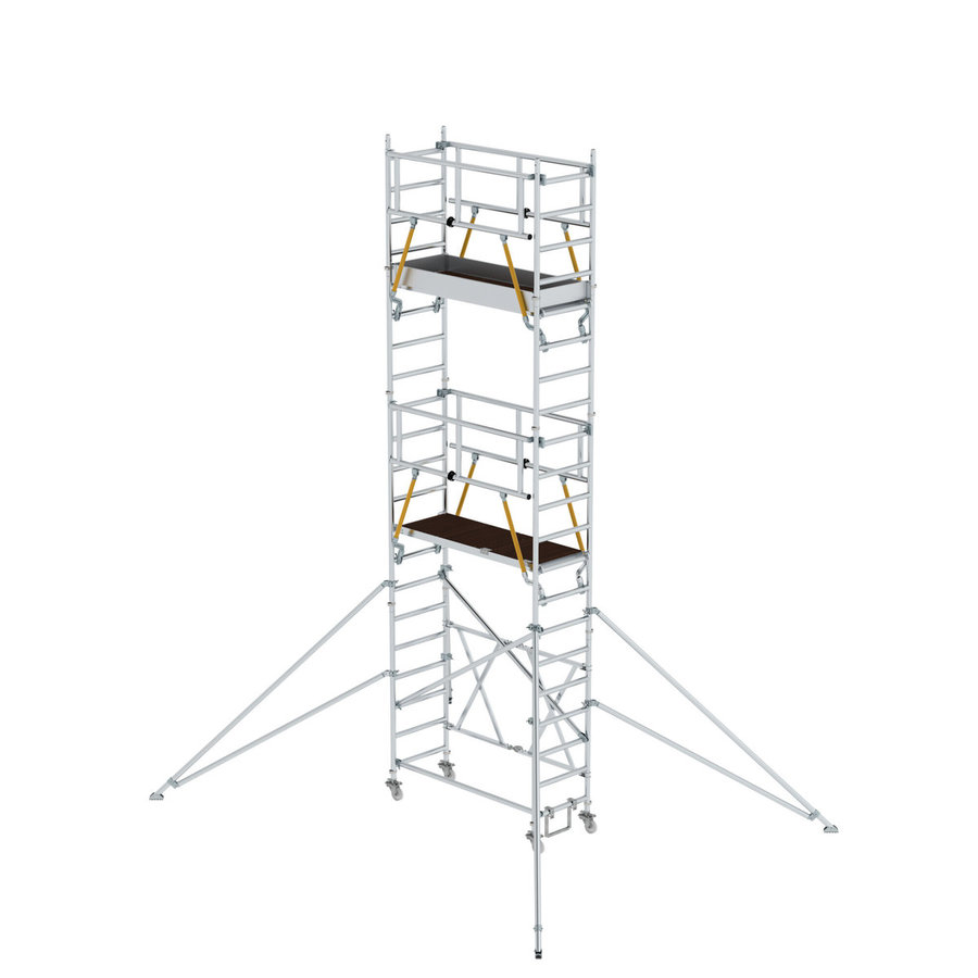 Günzburger Steigtechnik Klappgerüst SG 0,75 x 1,80 m mit Ausleger Plattformhöhe 5,16 m