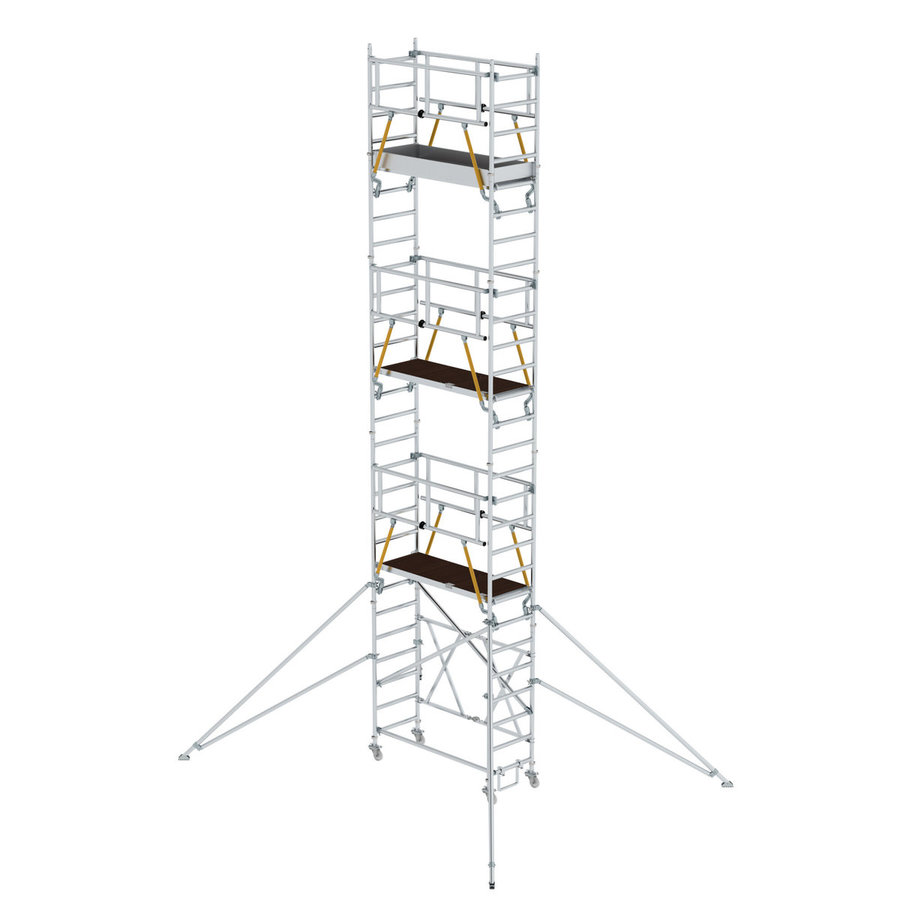 Günzburger Steigtechnik Klappgerüst SG 0,75 x 1,80 m mit Ausleger Plattformhöhe 7,12 m