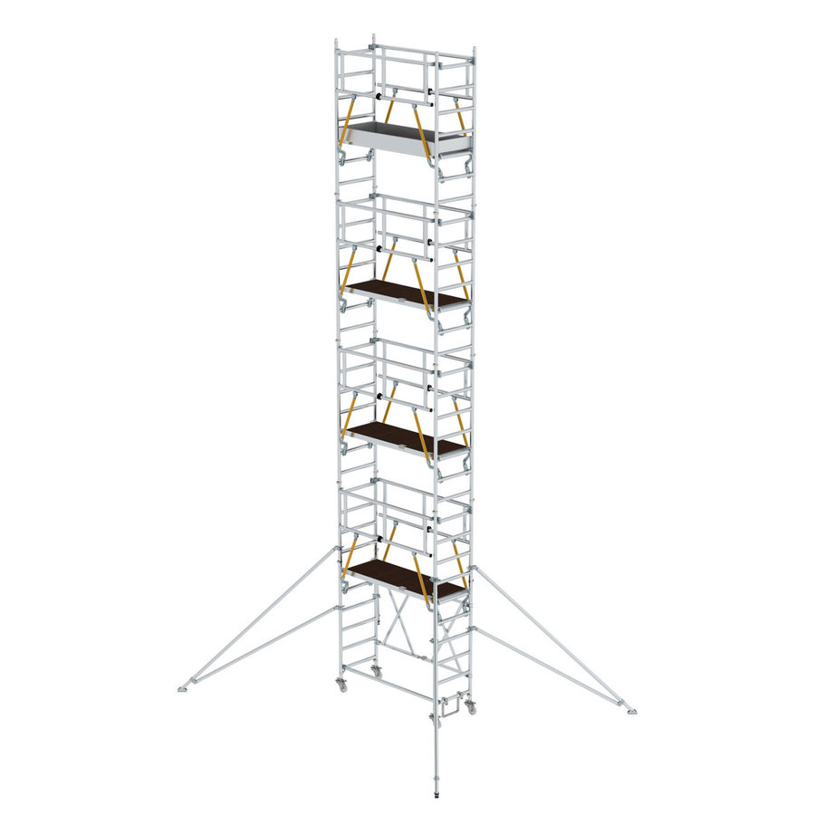 Günzburger Steigtechnik Klappgerüst SG 0,75 x 1,80 m mit Ausleger Plattformhöhe 7,96 m