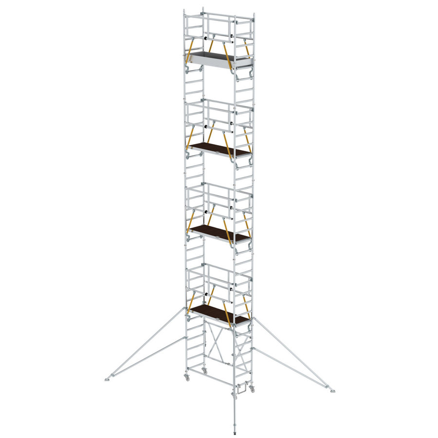 Günzburger Steigtechnik Klappgerüst SG 0,75 x 1,80 m mit Ausleger Plattformhöhe 9,08 m