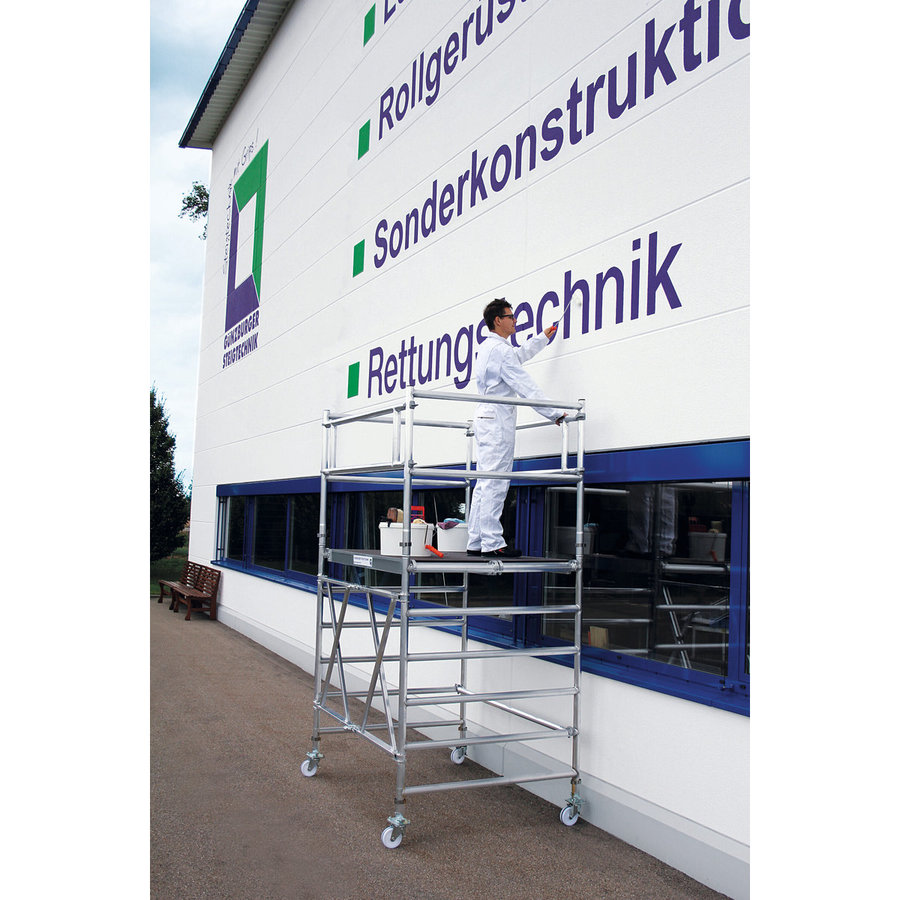 Günzburger Steigtechnik Klappgerüst 1,35 x 1,80 m Plattformhöhe 2,08 m