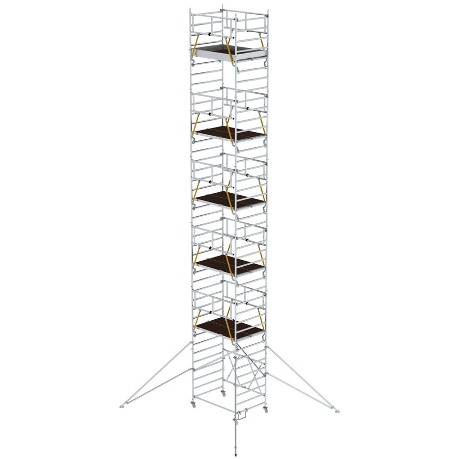 Günzburger Steigtechnik Klappgerüst SG 1,35 x 1,80 m mit Ausleger Plattformhöhe 11,04 m
