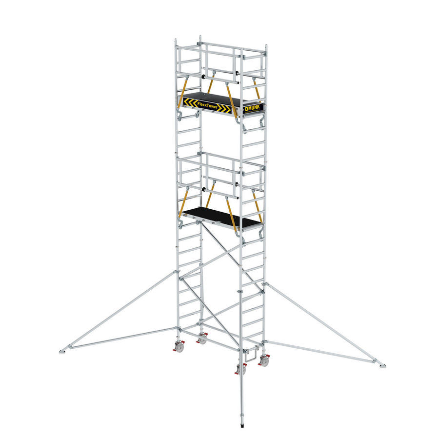Günzburger Steigtechnik FlexxTower SGX ergo mit vorlaufendem Geländer Plattformhöhe 5,59 m