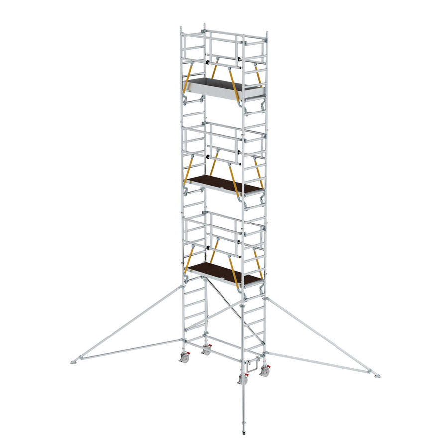 Günzburger Steigtechnik Rollgerüst SG 0,75 x 1,80 m mit Ausleger Plattformhöhe 6,43 m