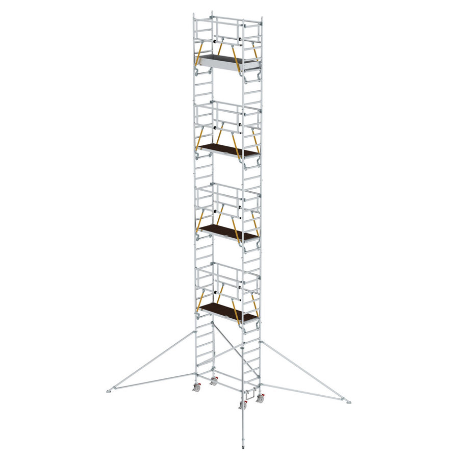 Günzburger Steigtechnik Rollgerüst SG 0,75 x 1,80 m mit Ausleger Plattformhöhe 9,51 m