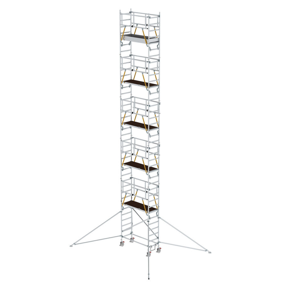 Günzburger Steigtechnik Rollgerüst SG 0,75 x 1,80 m mit Ausleger Plattformhöhe 10,35 m