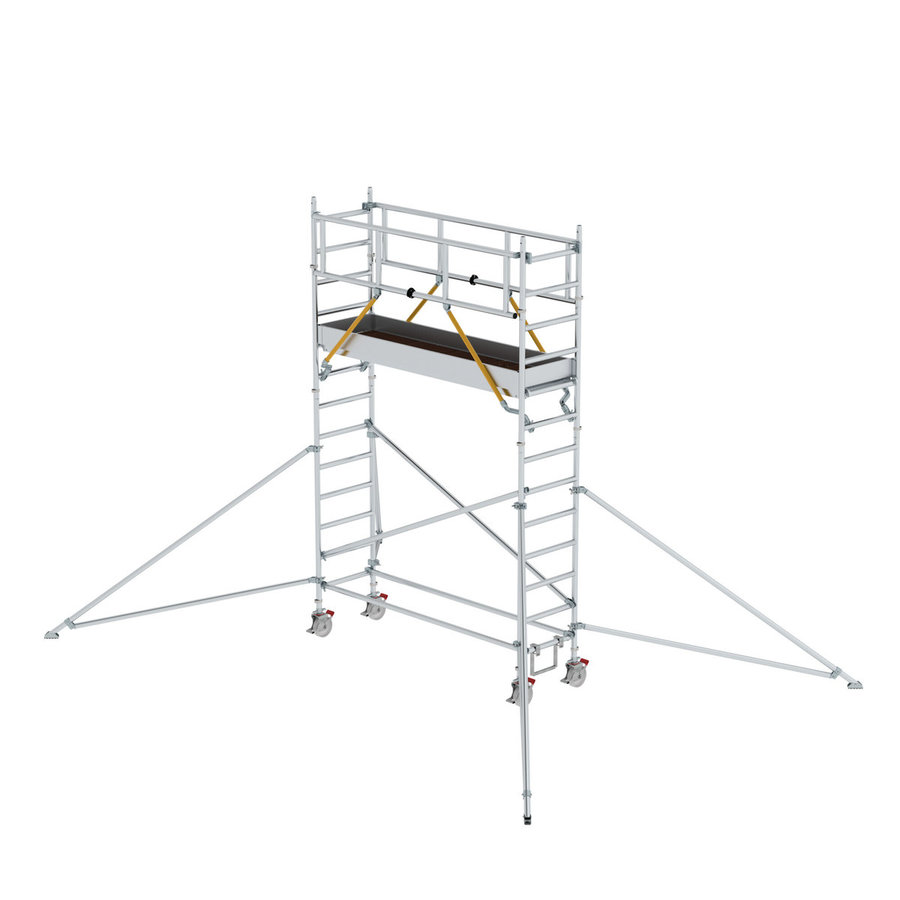 Günzburger Steigtechnik Rollgerüst SG 0,75 x 2,45 m mit Ausleger Plattformhöhe 3,07 m