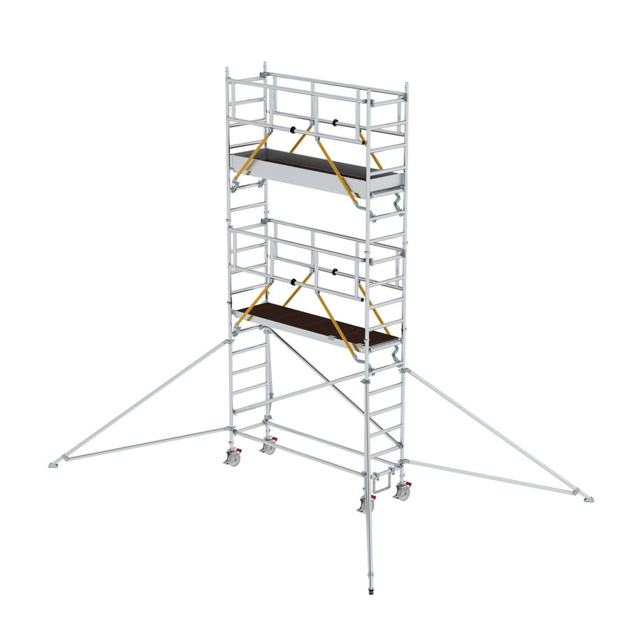 Günzburger Steigtechnik Rollgerüst SG 0,75 x 2,45 m mit Ausleger Plattformhöhe 4,47 m