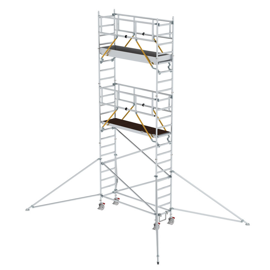 Günzburger Steigtechnik Rollgerüst SG 0,75 x 2,45 m mit Ausleger Plattformhöhe 5,59 m
