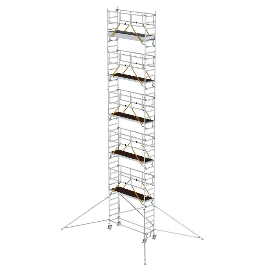Günzburger Steigtechnik Rollgerüst SG 0,75 x 2,45 m mit Ausleger Plattformhöhe 10,35 m