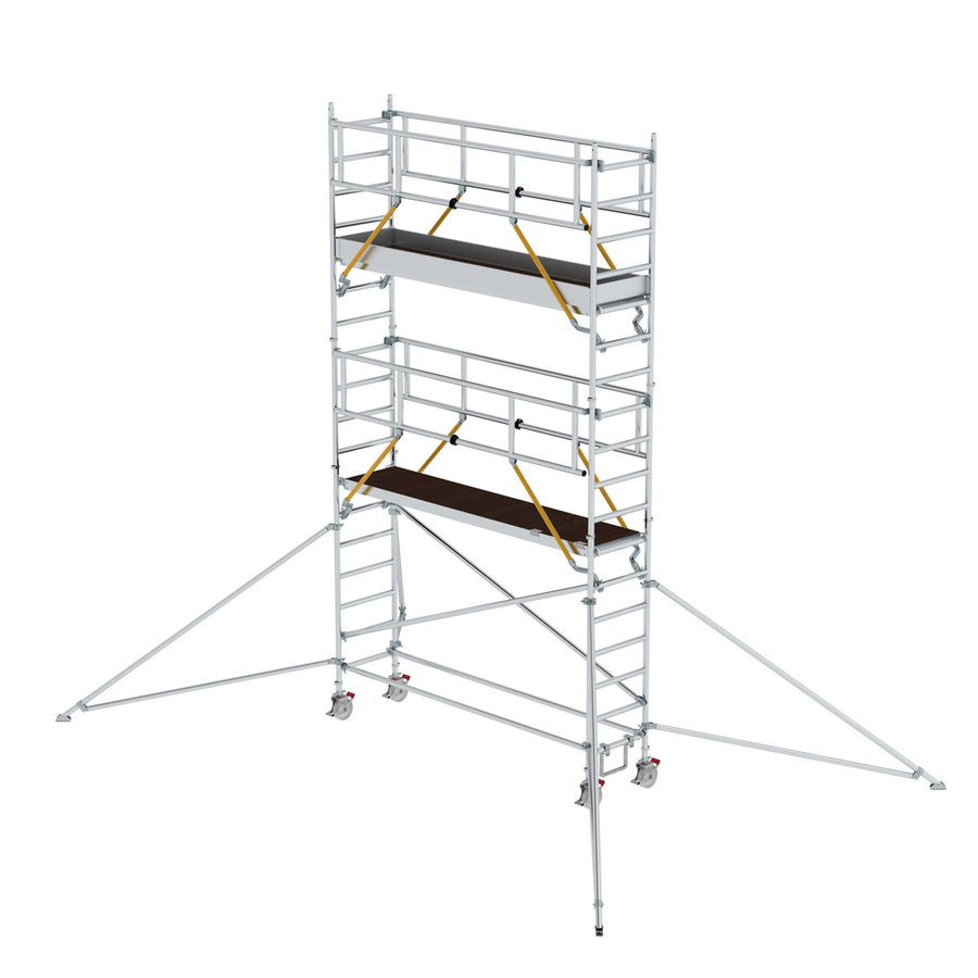 Günzburger Steigtechnik Rollgerüst SG 0,75 x 3,0 m mit Ausleger Plattformhöhe 4,47 m