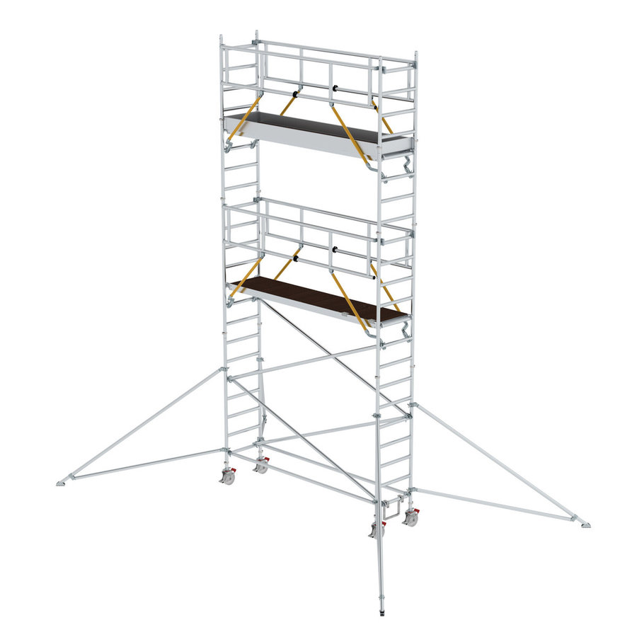 Günzburger Steigtechnik Rollgerüst SG 0,75 x 3,0 m mit Ausleger Plattformhöhe 5,59 m