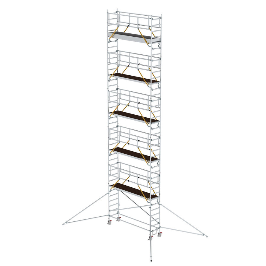 Günzburger Steigtechnik Rollgerüst SG 0,75 x 3,0 m mit Ausleger Plattformhöhe 10,35 m