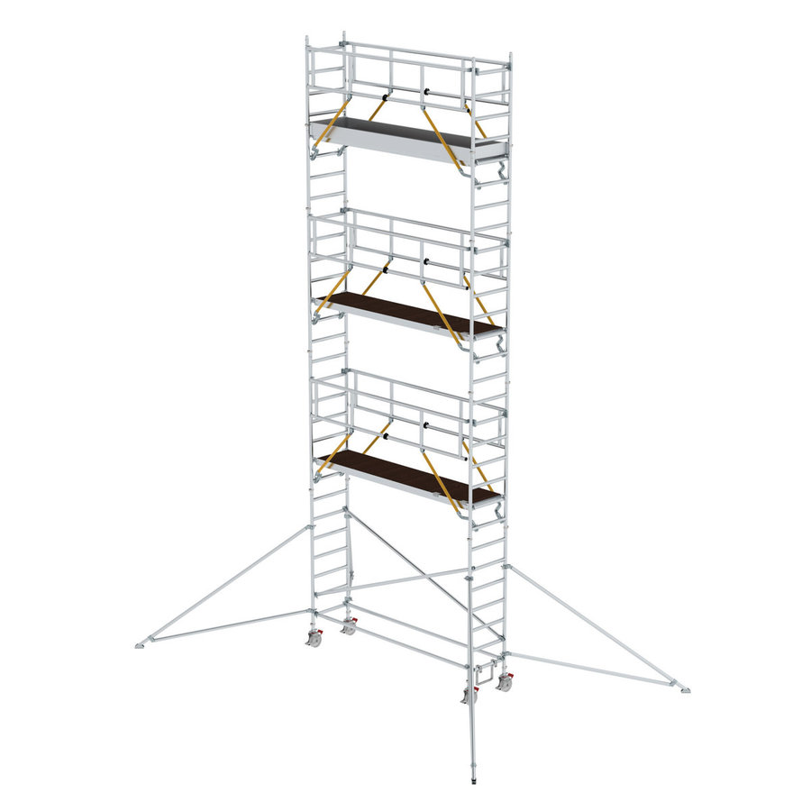 Günzburger Steigtechnik Rollgerüst SG 0,75 x 3,0 m mit Ausleger Plattformhöhe 7,55 m