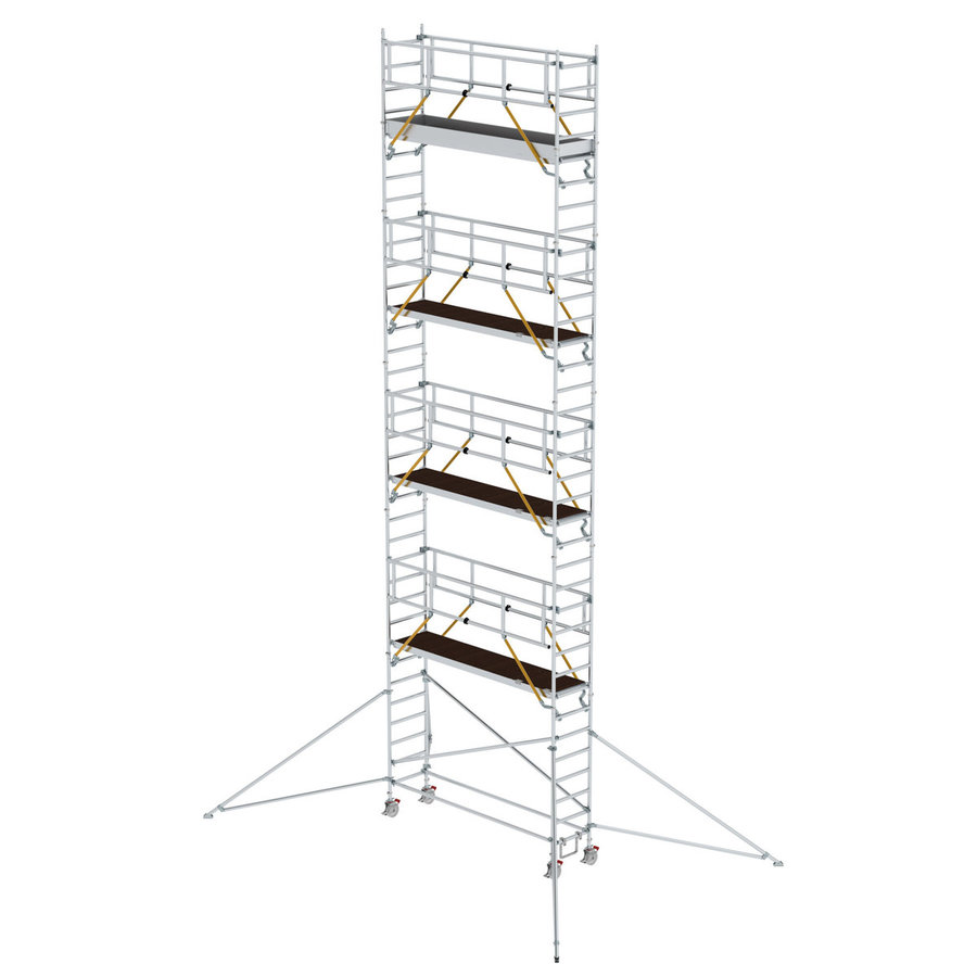 Günzburger Steigtechnik Rollgerüst SG 0,75 x 3,0 m mit Ausleger Plattformhöhe 9,51 m