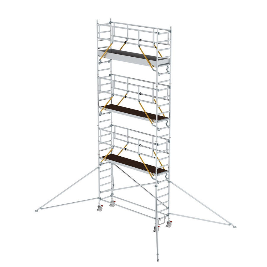 Günzburger Steigtechnik Rollgerüst SG 0,75 x 3,0 m mit Ausleger Plattformhöhe 6,43 m