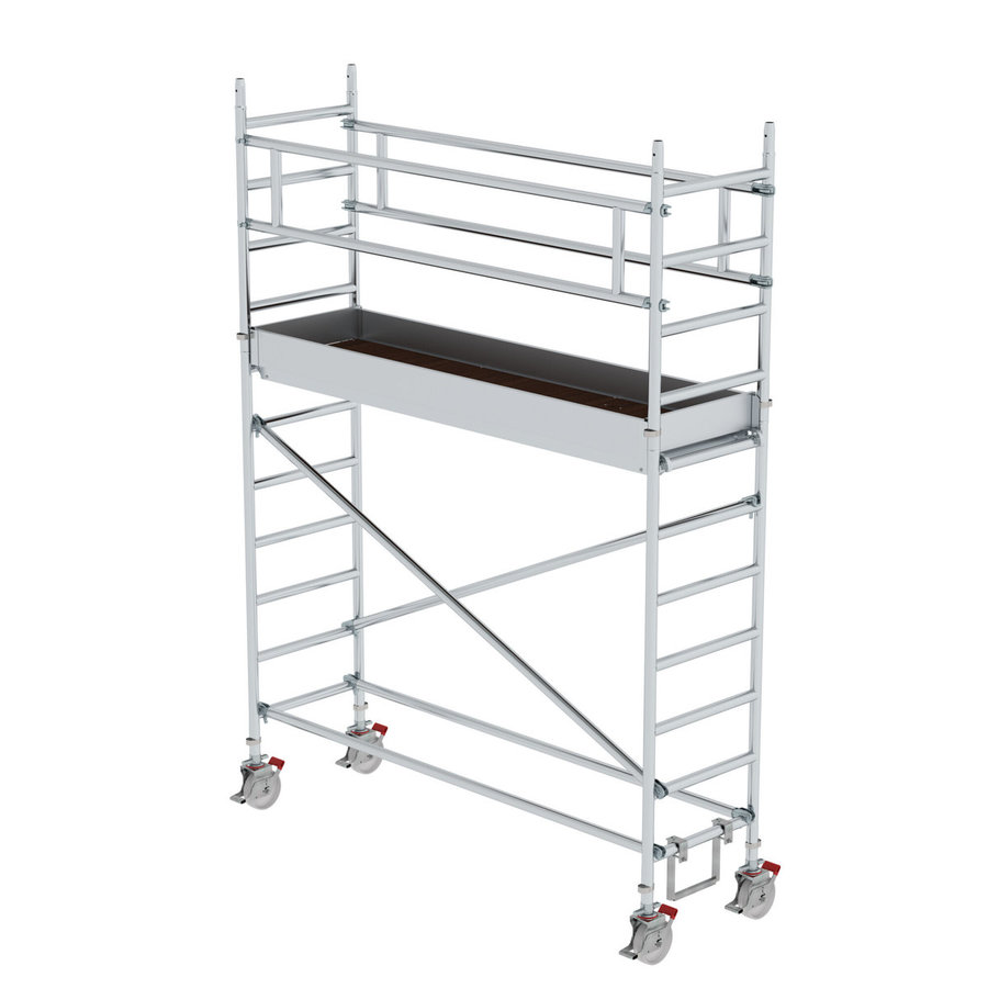 Günzburger Steigtechnik Rollgerüst 0,75 x 2,45 m Plattformhöhe 2,51 m