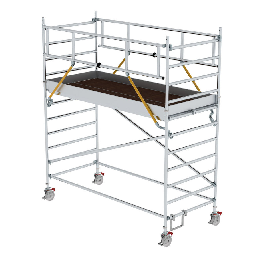 Günzburger Steigtechnik Rollgerüst SG 1,35 x 3,0 m mit Doppel-Plattform Plattformhöhe 2,51 m