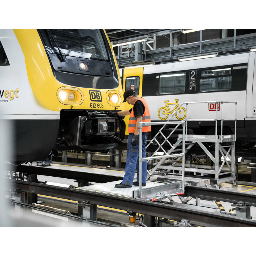 Günzburger Steigtechnik Handlauf für Gleispodest